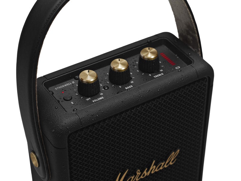 Marshall Marshall Stockwell II Portable Bluetooth Speaker, Black and Brass  - Image 5