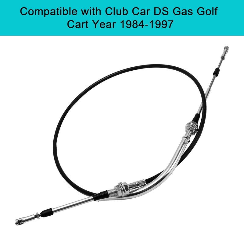 10L0L Golf Cart Forward & Reverse Transmission Shift Cable for Club Car DS 1984-1997 Gas Models - Image 3