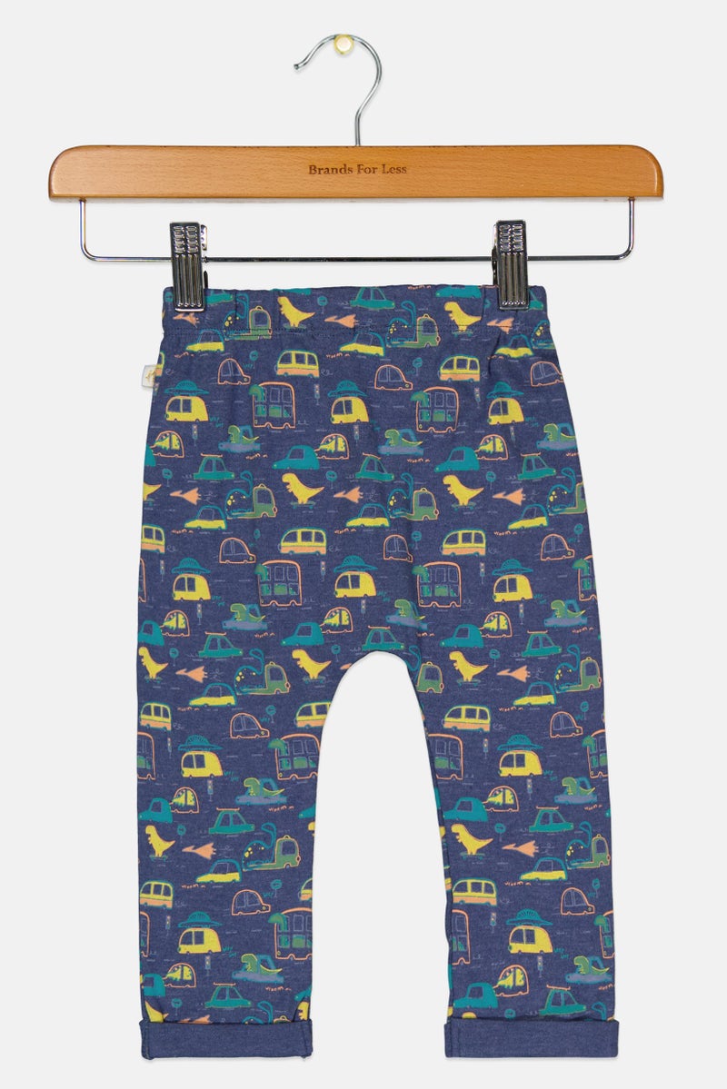 Hamleys Toddlers Boy Graphic Print Jogger Pants, Multicolor - Image 2