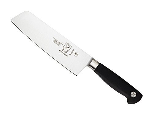 Mercer Culinary M20907 Genesis 7-Inch Nakiri Vegetable Knife,Black - Image 1