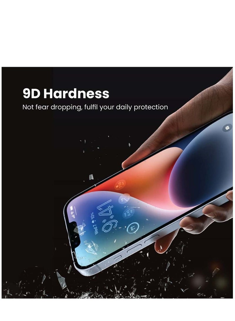 Brave Premium 9H Hardness Tempered Glass Screen Protector for iPhone 12 Pro 6.1 inch - Edge-to-Edge Full Coverage, Bubble-Free, HD Clarity, Scratch and Shatter Resistant, Easy Installation with Alignment Tray - Ultra Slim and Case Compatible for Perfect Protection - Image 3