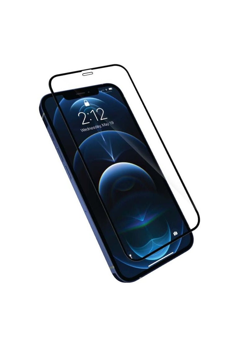 Brave Premium 9H Hardness Tempered Glass Screen Protector for iPhone 12 Pro 6.1 inch - Edge-to-Edge Full Coverage, Bubble-Free, HD Clarity, Scratch and Shatter Resistant, Easy Installation with Alignment Tray - Ultra Slim and Case Compatible for Perfect Protection - Image 1