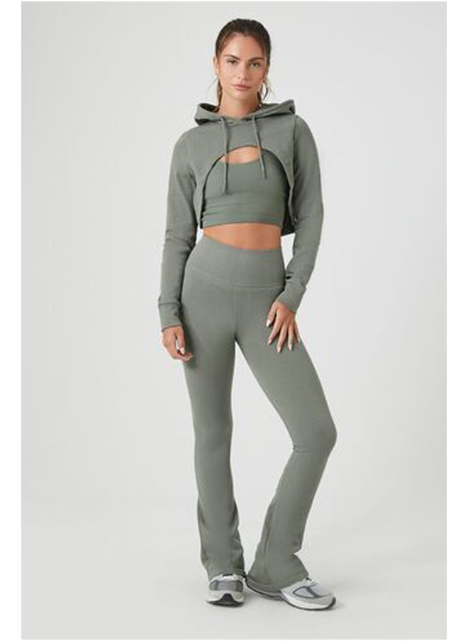 FOREVER 21 Active Seamless Super Cropped Hoodie  - Image 4