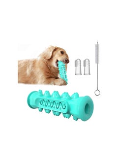 Dog Chew Toys Toothbrush for Small Medium Large Breed of Dogs, Durable Dental Care Toothbrush for Dogs, Dog Chew Toothbrush Toys Natural Rubber Dog Toothbrush Stick for Chewing(Blue)