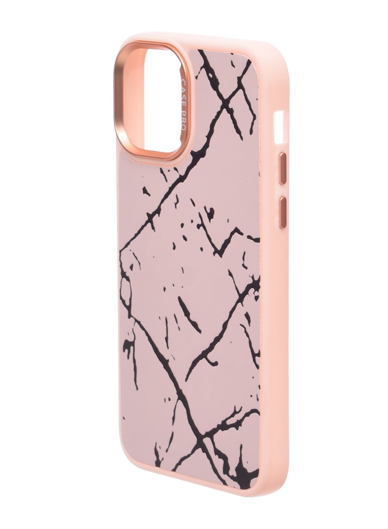 Silicone Back Phone Protection Cover With Amazing Design And Safety Edges For Iphone 11 Pro - Pink Black  - Image 2