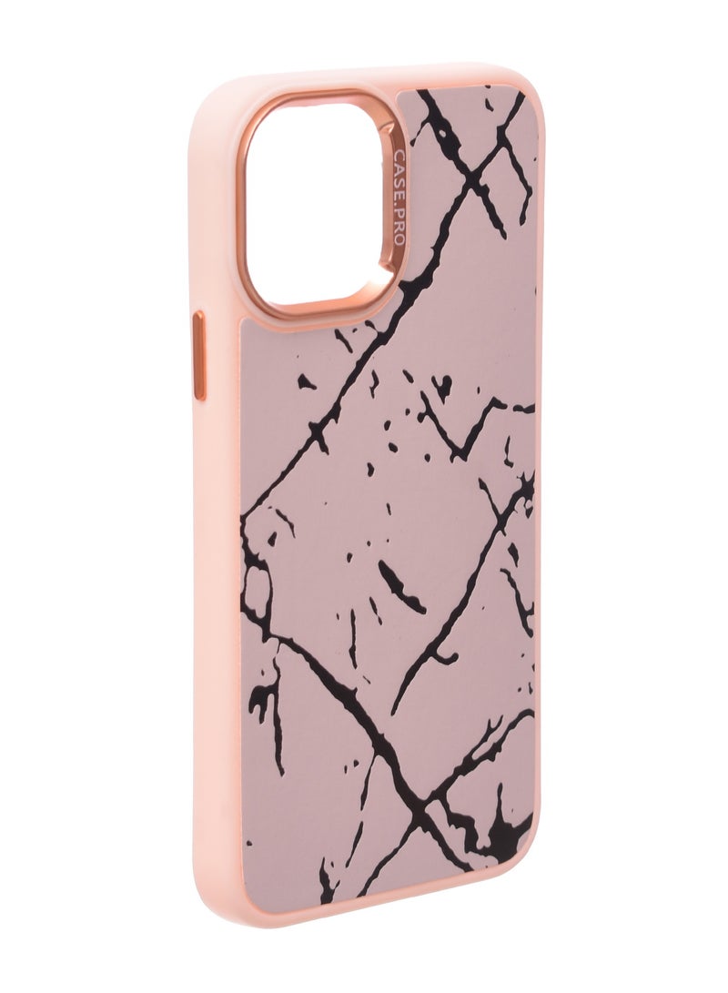 Silicone Back Phone Protection Cover With Amazing Design And Safety Edges For Iphone 11 Pro - Pink Black  - Image 3