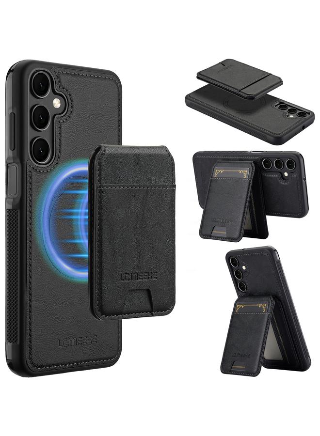 حافظة لهاتف سامسونج جالاكسي A35 5G سلسلة L3 حافظة هاتف قابلة للفصل مع حقيبة بطاقة RFID ماجسيف