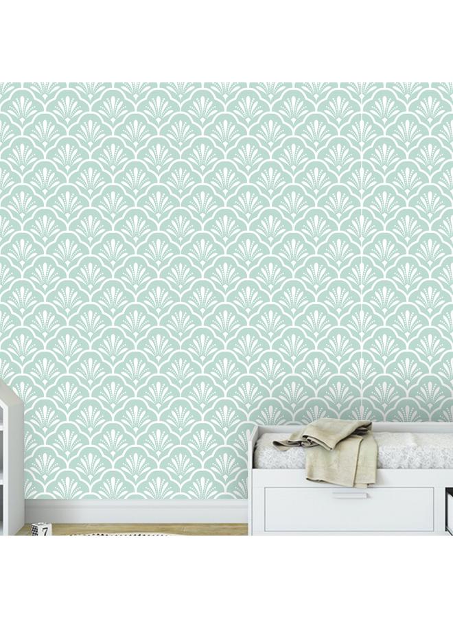 Bluejw Cross Border Wallpaper Blue And White Baroque Background Wallpaper Living Room Bedroom Wall Renovation Furniture Sticker RW020 - Image 3