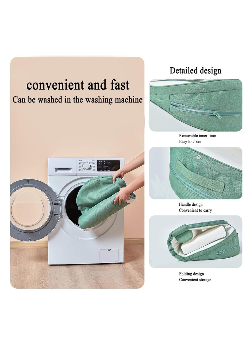 تراسل سرير سفر للرضع، سرير أطفال رضع، سرير استرخاء للرضع، عش نوم للأطفال، وسادة نوم إسفينية للرضيع، وسادة مضادة للارتجاع، ارتفاع قابل للتعديل يخفف من القيء الحليب، مغص معوي، قضبان جانبية - Image 5