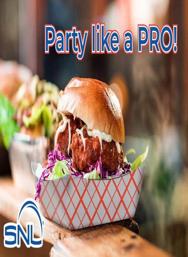 SNL 5lb Paper Food Trays, Durable, Made in USA. Holds Nachos, Fries, Hot Corn Dogs, Ice Cream and More. - 5 Pound Capacity, 50 Pack - Image 5