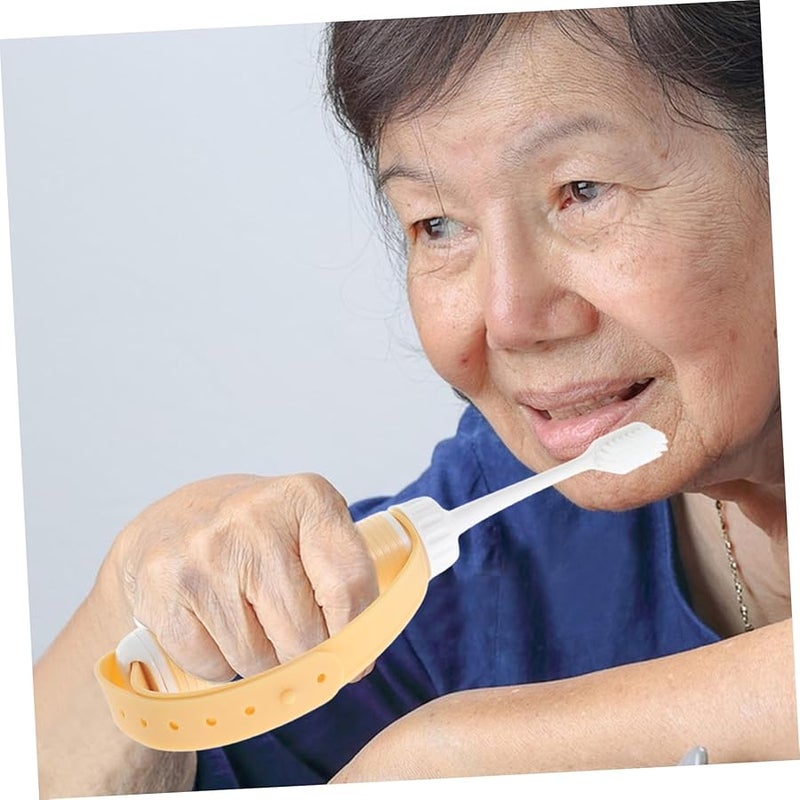 FRCOLOR Foldable Manual Toothbrush Set 2 Pack Soft Bristles for Seniors Travel - Image 5