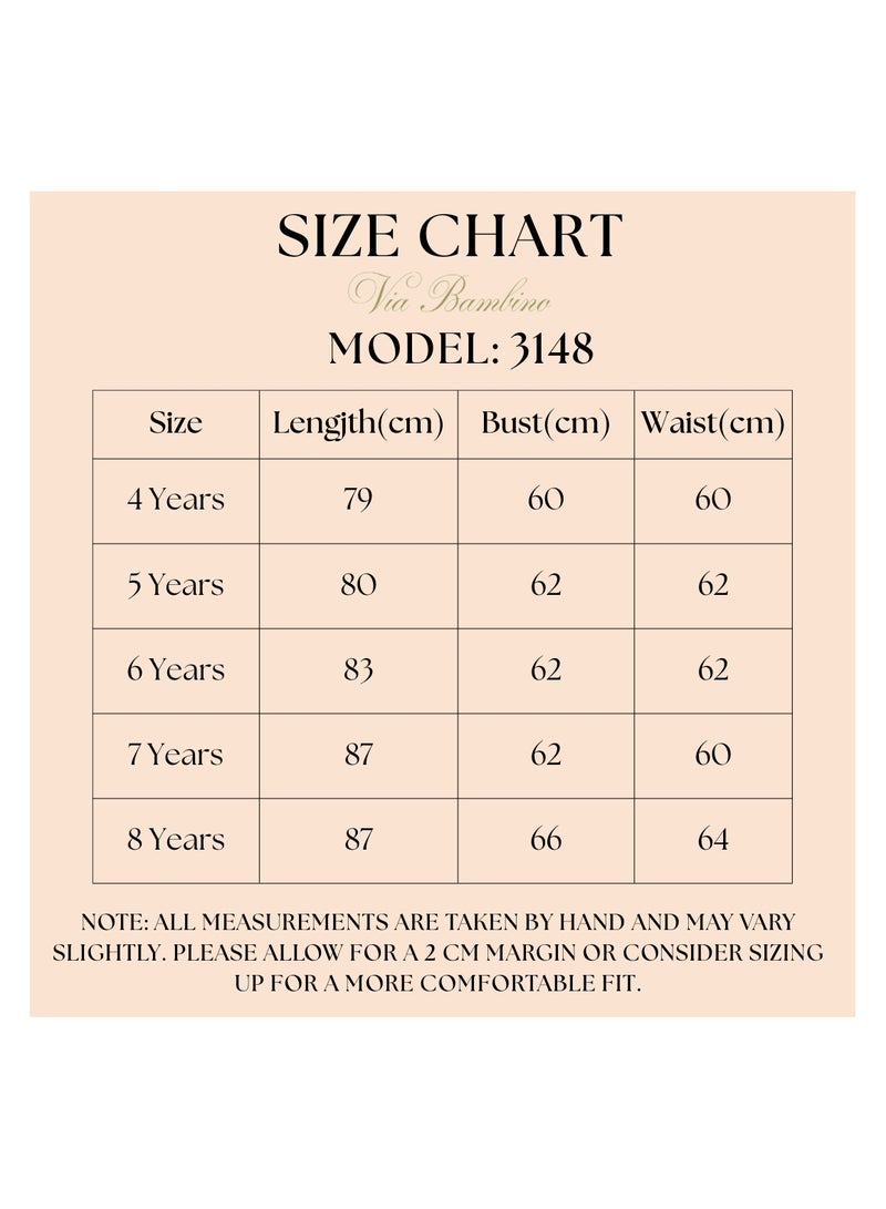 فيا بامبينو فستان بناتي باللون الوردي - موديل 3148 - Image 2