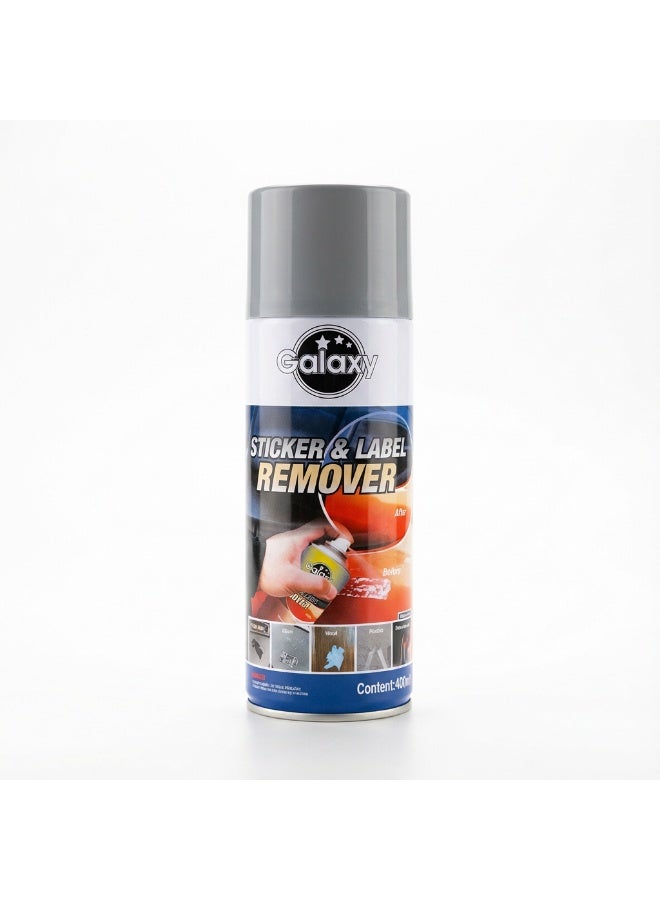 Galaxy Sticker & Label Remover 400ml - Adhesive Remover Spray for Glass, Metal, Plastic - Residue-Free