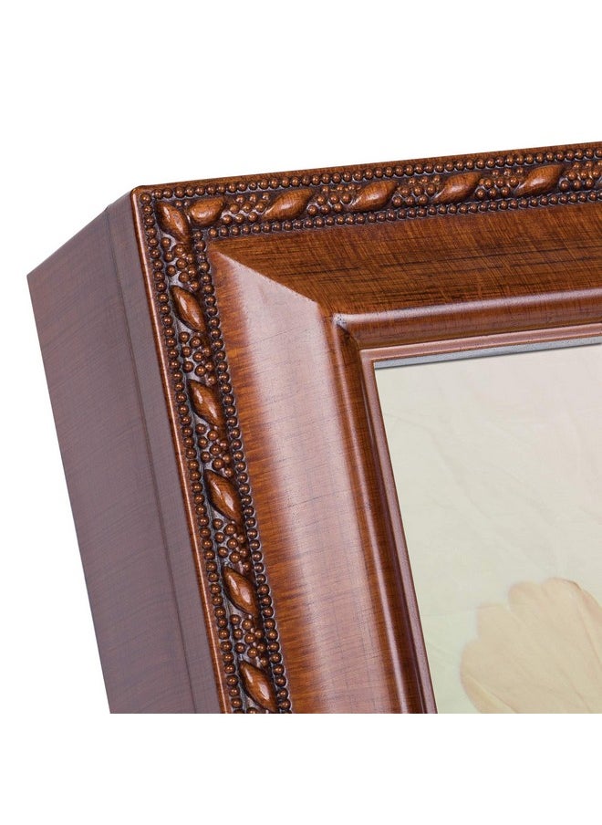 Cottage Garden - Cottage Garden Old Friends Friendship Woodgrain Rope Trim Music Jewelry Box Plays That's What Friends are for - Image 1