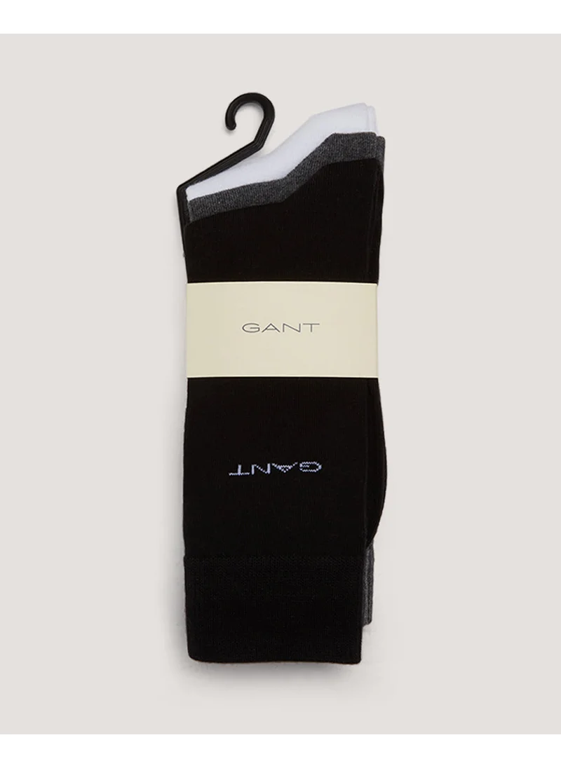 غانت Gant Men’S Soft Cotton Logo Socks 3-Pack