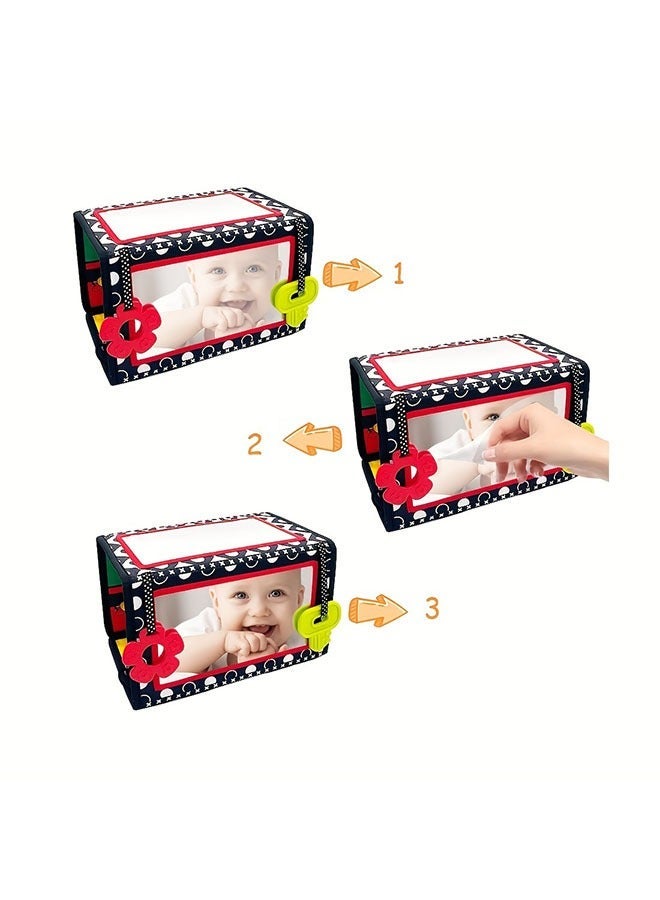 New Distorting Mirror Four Fold Mirror Double sided Mirror Foldable Distorting Mirror Toy Pendant - Image 4