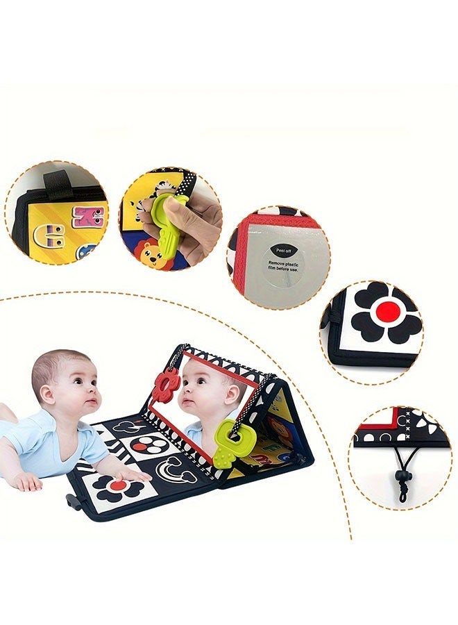 New Distorting Mirror Four Fold Mirror Double sided Mirror Foldable Distorting Mirror Toy Pendant - Image 3