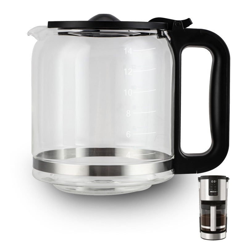 14 Cup Coffee Carafe Replacement Compatible with Ninja DCM201 DCM200 DCM200C Series Programmable XL 14Cup Coffee Maker
