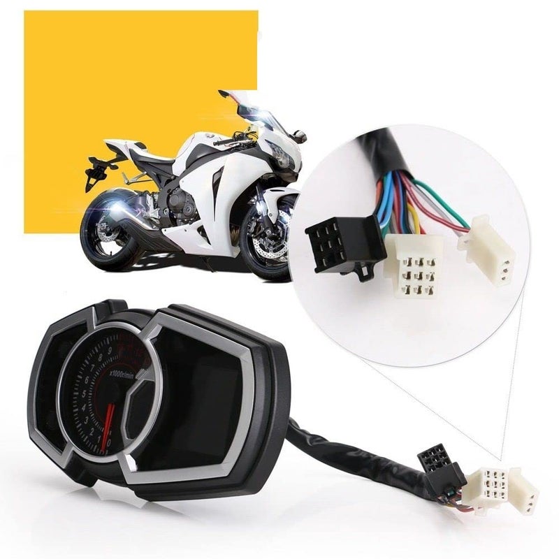 DEMULAX Motorcycle Speedometer Cluster with Sensor - Image 3