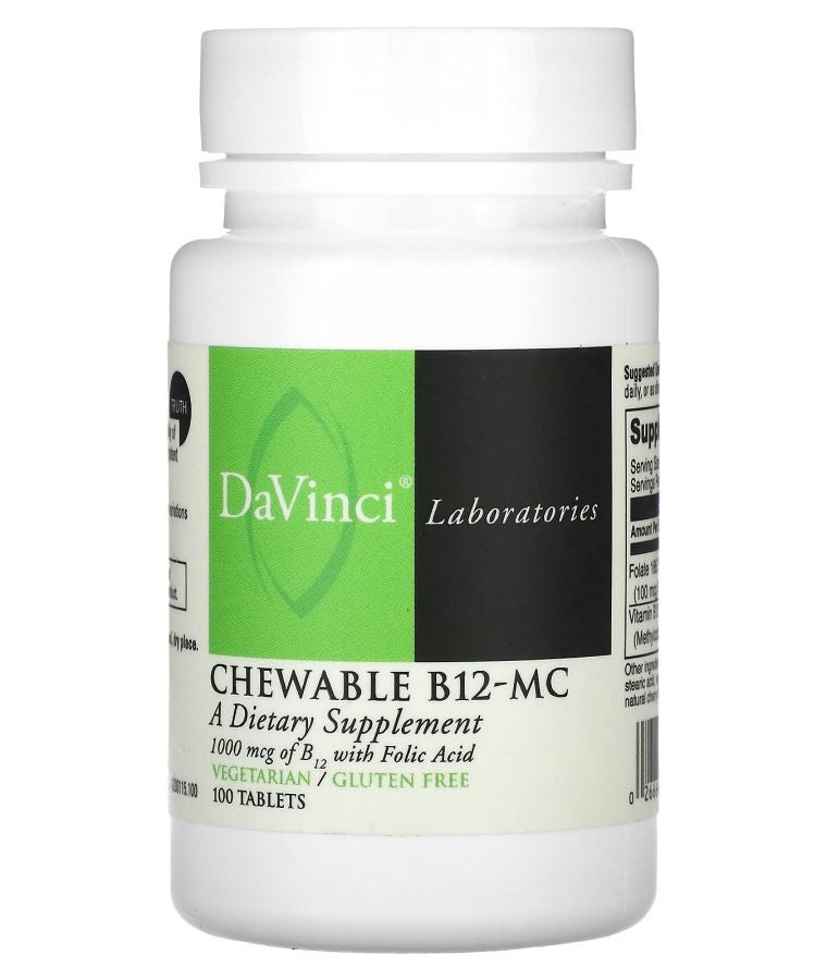 DaVinci Laboratories Chewable B12-MC 100 Tablets