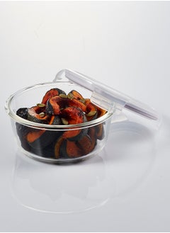 LOCK & LOCK LocknLock 650ml Oven Glass Round Container – Durable, Microwave Safe Food Storage Solution  - Image 2
