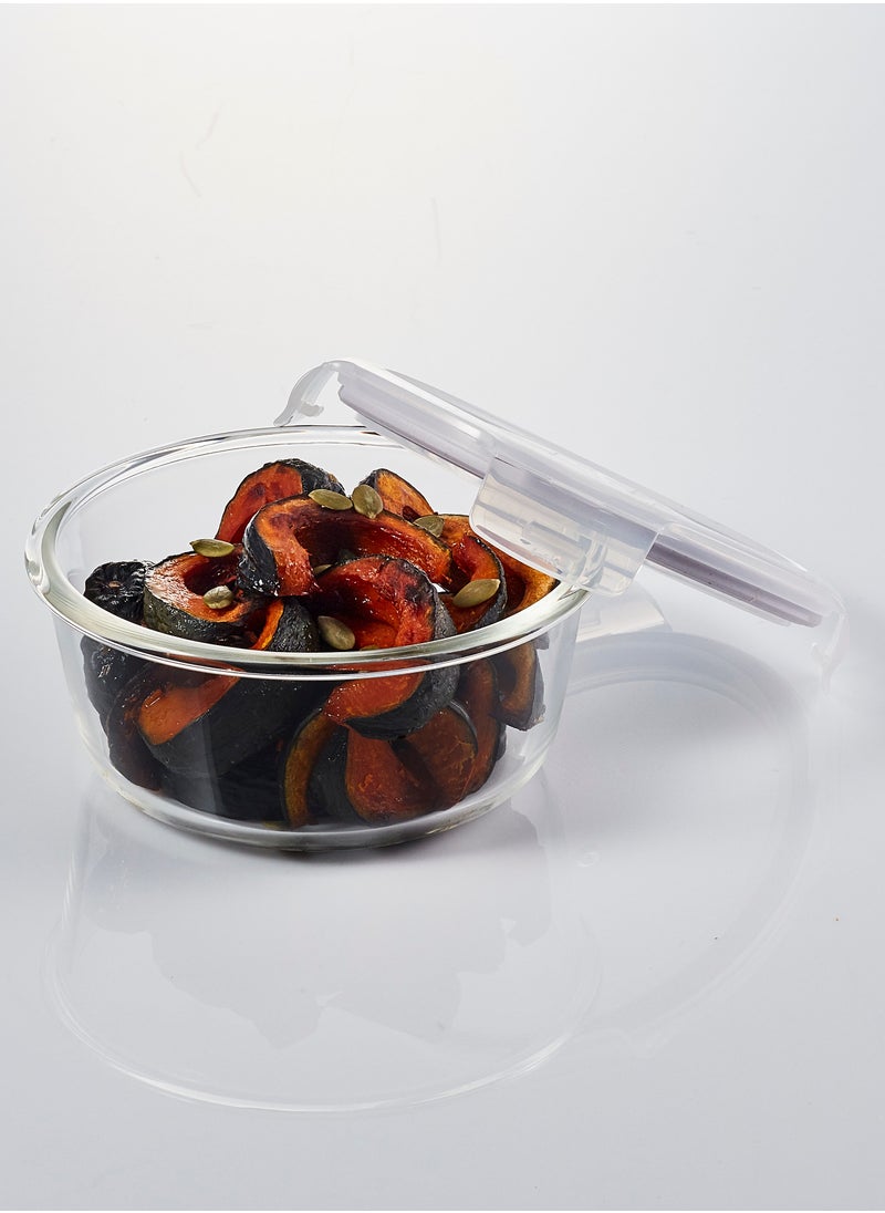 LOCK & LOCK - LocknLock 650ml Oven Glass Round Container – Durable, Microwave Safe Food Storage Solution - Image 1