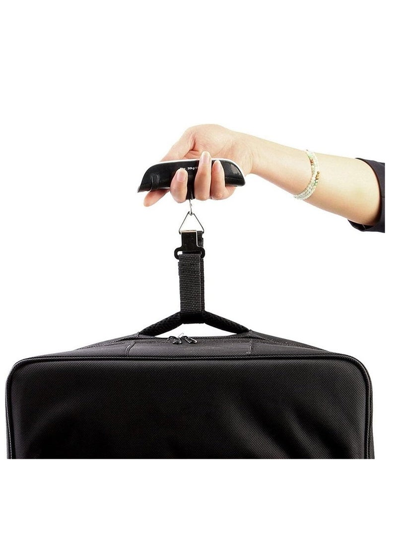 ORIYANA LCD Display Portable Digital Luggage Weighing Scale Black/Silver - Image 5
