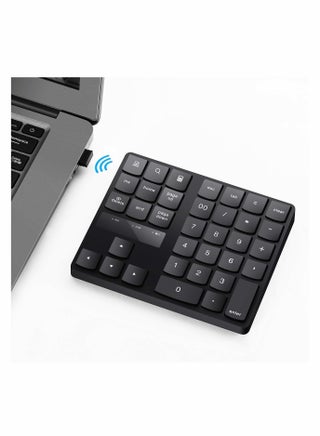 Numeric Keypad, Ultra-Silent External Numeric Pad,USB Rechargeable Number Pad Keyboard with 35 Keys for Ma cbook,Android, Windows(Black) - pzsku/Z49D30C0763C2007FECA6Z/45/_/1717035593/7273d9a9-a543-4c55-be0b-849e543efc0e
