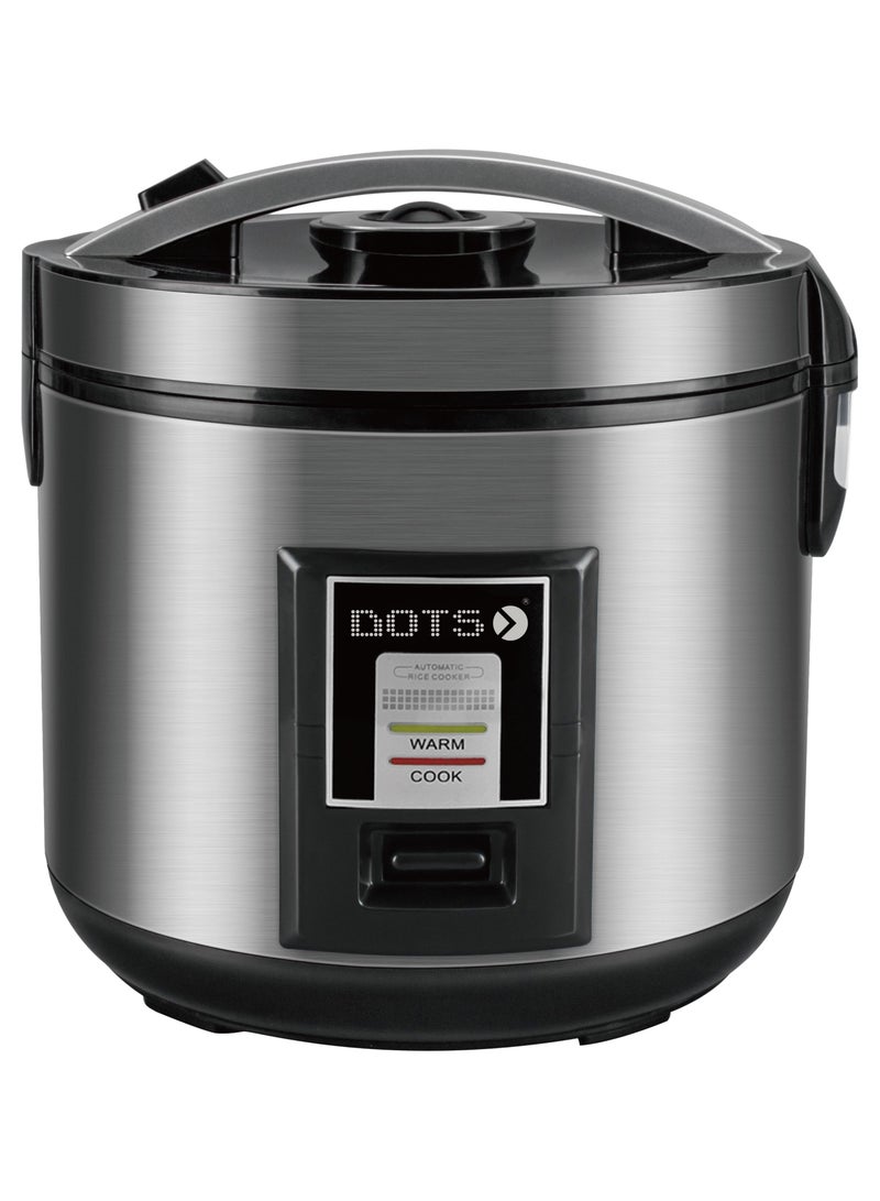 دوتس طباخ أرز بالبخار , سعة 1.8 لتر , 700واط, فضي, RCD-108S - Image 1