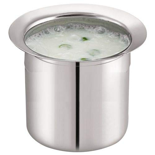 Bartan Star Stainless Steel Deep Gunj, Milk Boiler -Set of 6 - Image 2