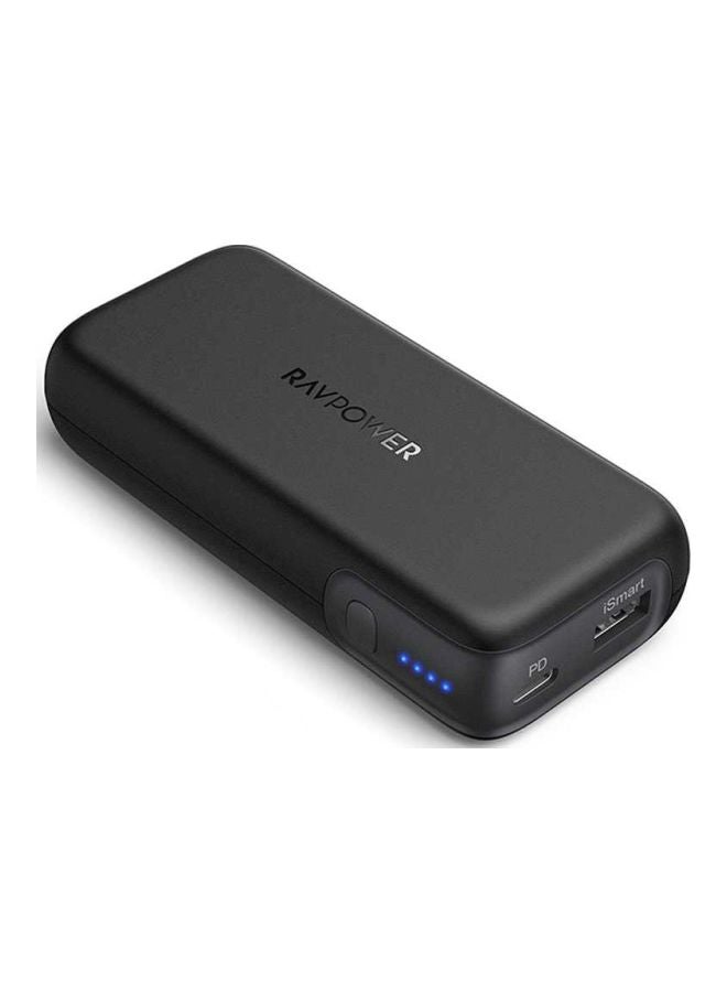 راف باور باور بنك بمنفذين أحدهما بتقنية PD من سلسلة بايونير 10000 mAh أسود/فضي - Image 3
