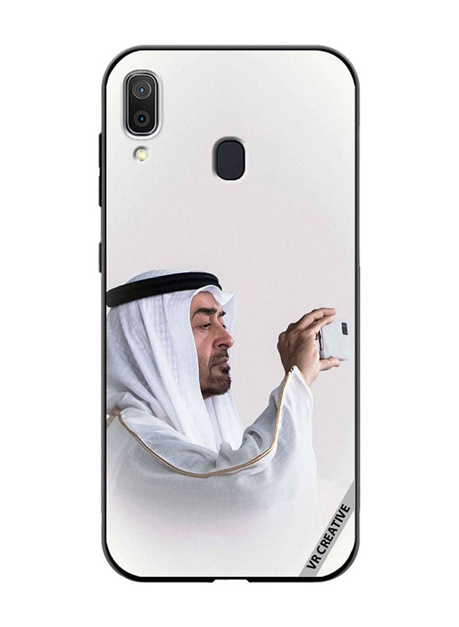 VR CREATIVE Protective Case Cover For Samsung Galaxy A30 Sheikh Mohamed Bin Zayed Al Nahyan Design Multicolour - Image 1