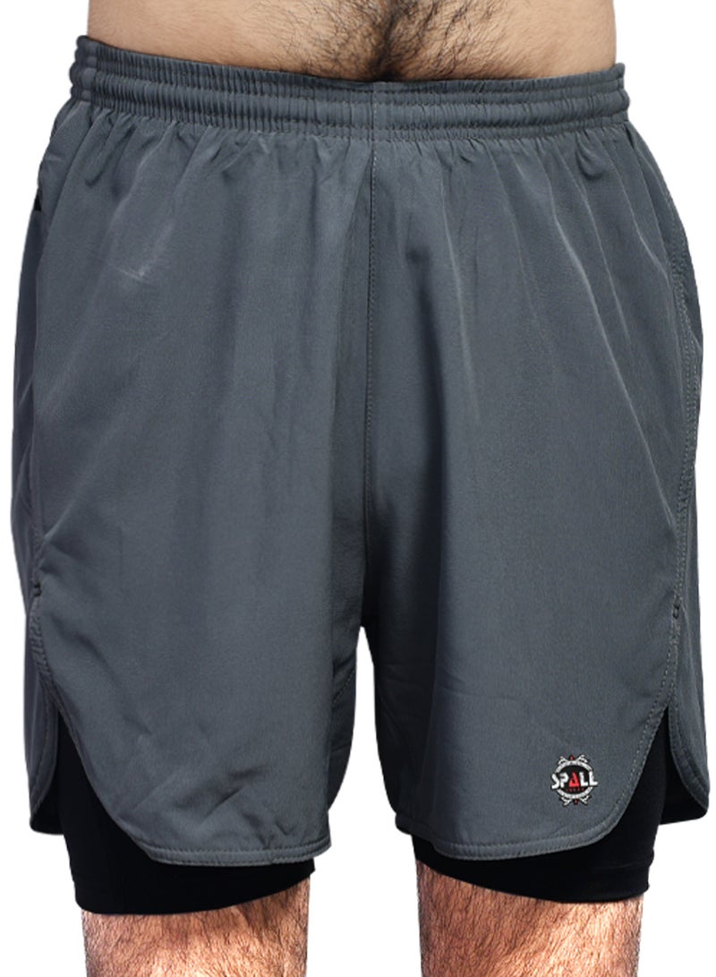 Spall Running Shorts Lightweight Quick Dry For Gym Workout Basketball Sports Athletic Cycling Exercise Jogging Fitness Bodybuilding Training Ideal For Men - Image 1
