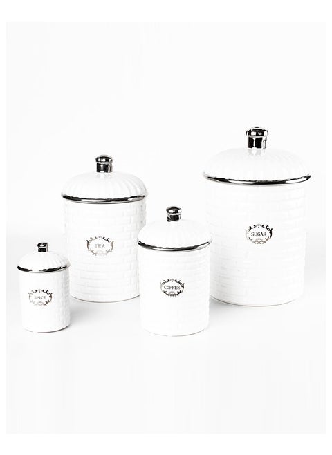 Spice and condiment storage container set with lids for safe use.
