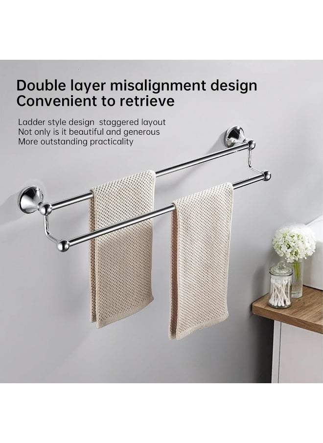 BRIMIX Bath Towel Rack Wall Mounted Double Towel Bar Bathroom Hardware Accessories Towel Holder - pzsku/Z49D3573672141B6676CBZ/45/_/1737379699/b44eb8a8-7e45-4b7a-a586-10f6646511e8