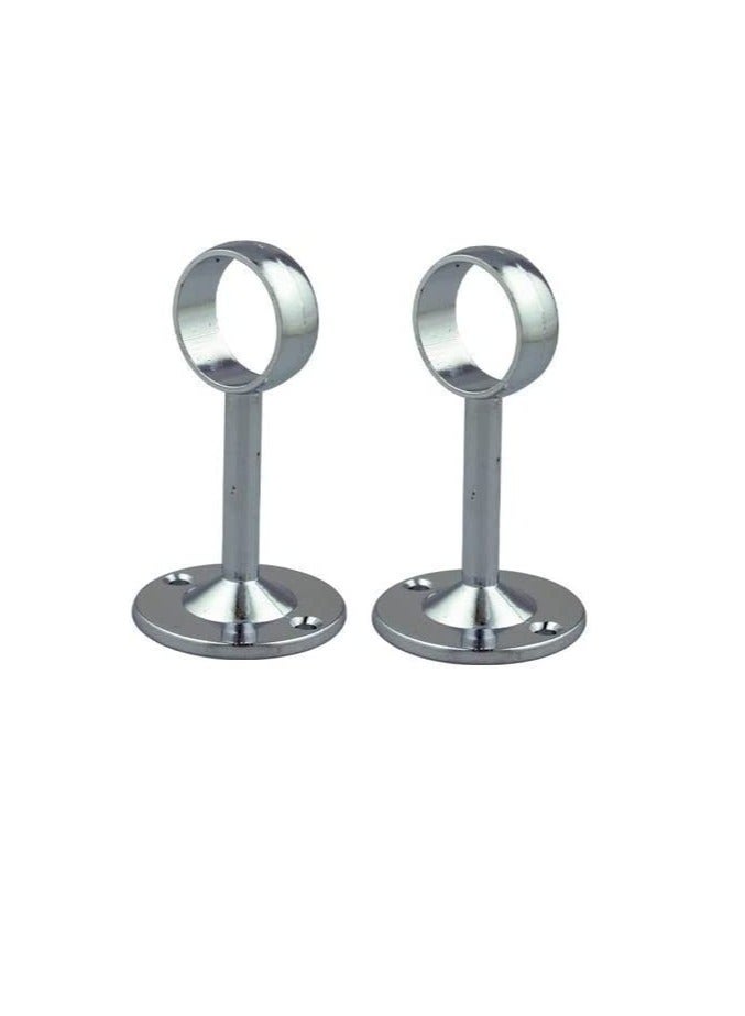 دعامة ستارة فوط NJM نوع مفتوح في الوسط تدعم مقاس فجوة 25 مم ، قطعتان - Image 1