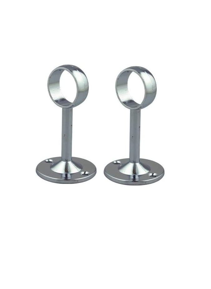 دعامة ستارة فوط NJM نوع مفتوح في الوسط تدعم مقاس فجوة 25 مم ، قطعتان - Image 2