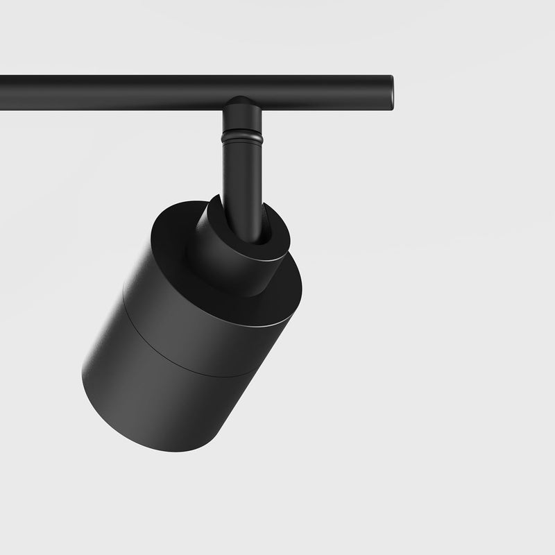 VidaLite Shura Black 2-Light Track Light w/Adjustable Heads, Integrated LED, 15 in. Track Lighting Kit Ceiling Light, 3000k, 1120 Lumens - Image 4