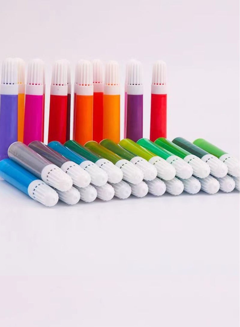 Haorui 150-piece children's watercolor pen painting set gift box art supplies watercolor pen stationery for the beginning of school season - Image 5