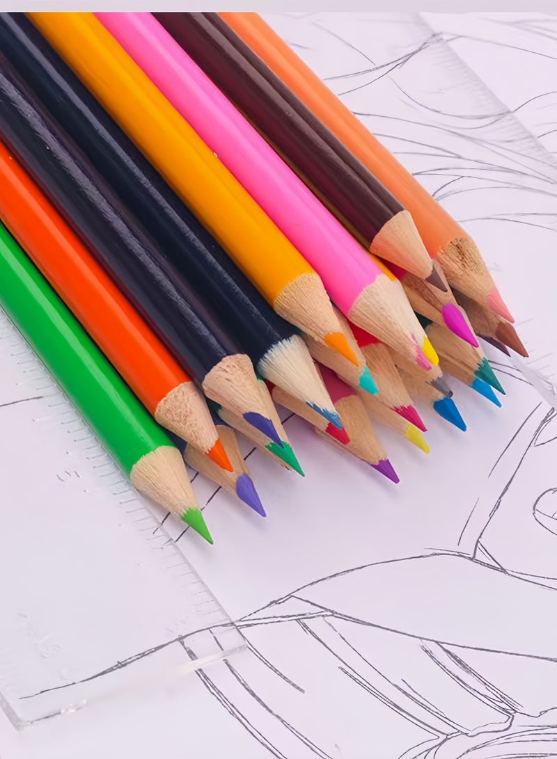 Haorui 150-piece children's watercolor pen painting set gift box art supplies watercolor pen stationery for the beginning of school season - Image 3