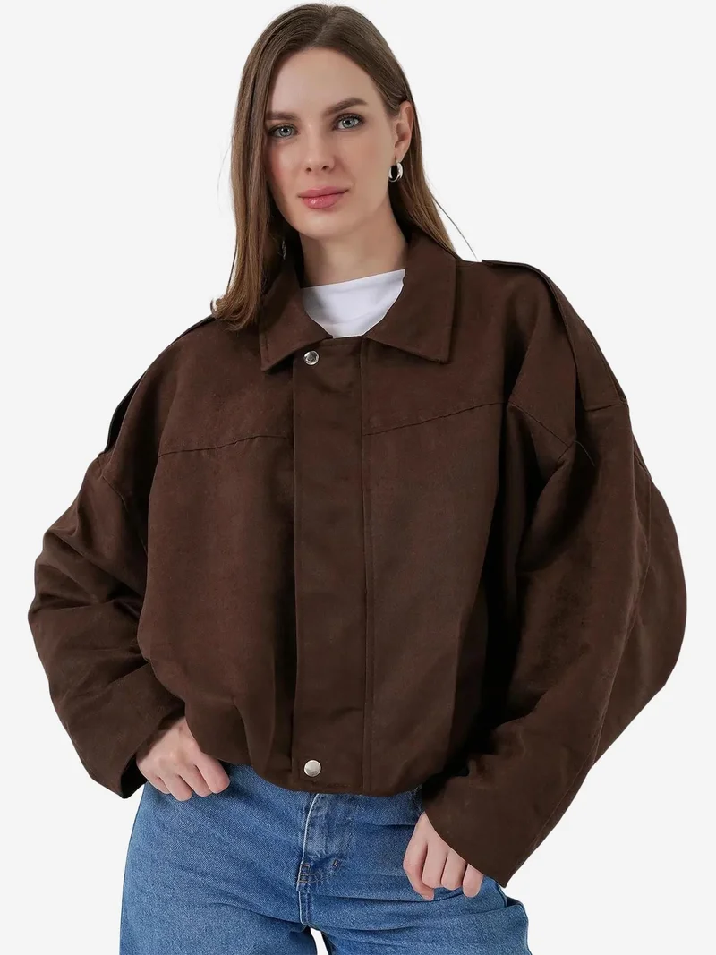 بيغ دارت جاكيت بسحاب كبير الحجم من بي دارت