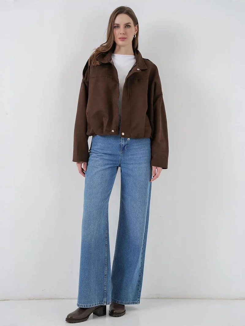 بيغ دارت جاكيت بسحاب كبير الحجم من بي دارت