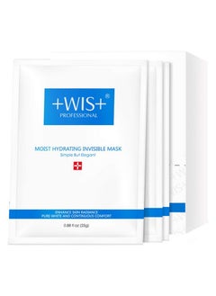 +WIS+ WIS Intensive Hydrating Smoothing Face Facial Sheet Mask 10 Packs, Deeply Moisturizing with Hyaluronic Acid-Witch Hazel for Oil Control & Shrink Pores-Firming & Anti Aging for Men＆Women  - Image 1