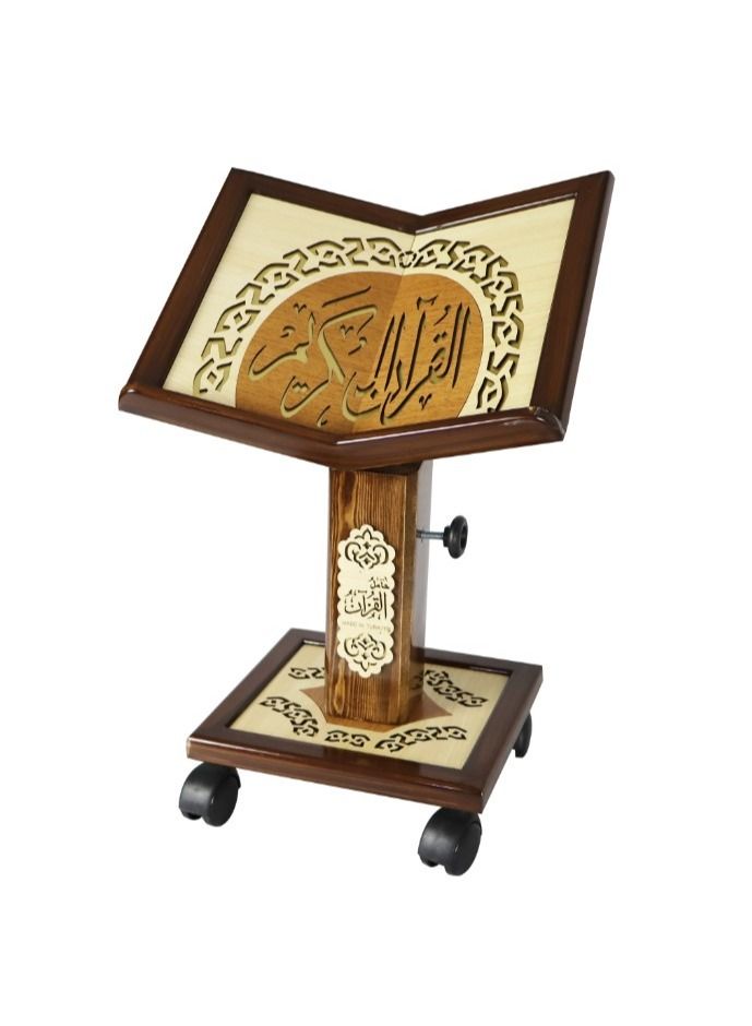 SUNDUS Damascus wooden Quran stand  - Image 1