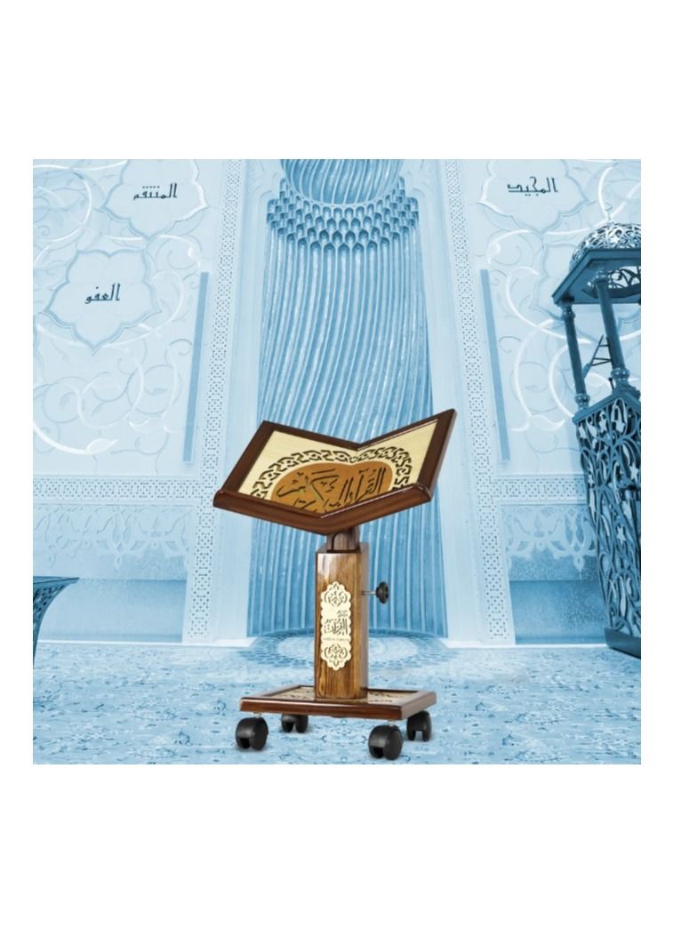 SUNDUS Damascus wooden Quran stand  - Image 3