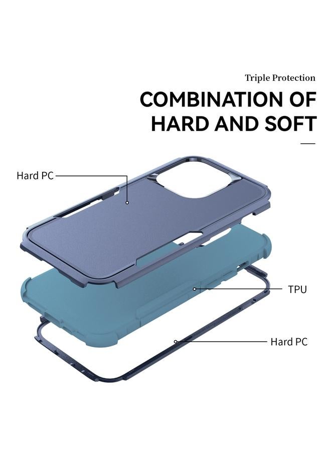 S-TOP Case For iPhone 15 Pro Commuter Shockproof TPU + PC Phone Case - Image 4