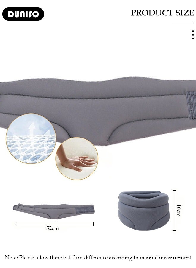 DUNISO Neck Brace, Cervicorrect Neck Brace,Neck Protector for Sleeping, Neck Support Brace for Women Men, Cervical Collar for Relief Neck Pain, Soft Foam Neck Support Brace Keep Vertebrae Stable  - Image 4