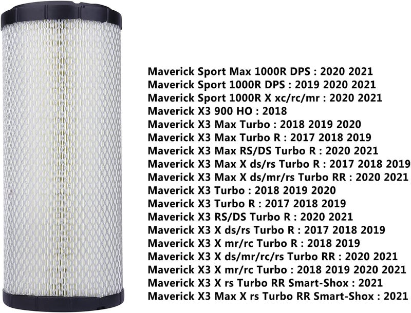 MinStar Air Filter Replacement for Can-Am Maverick X3 and Sport (2PCS) - Image 4