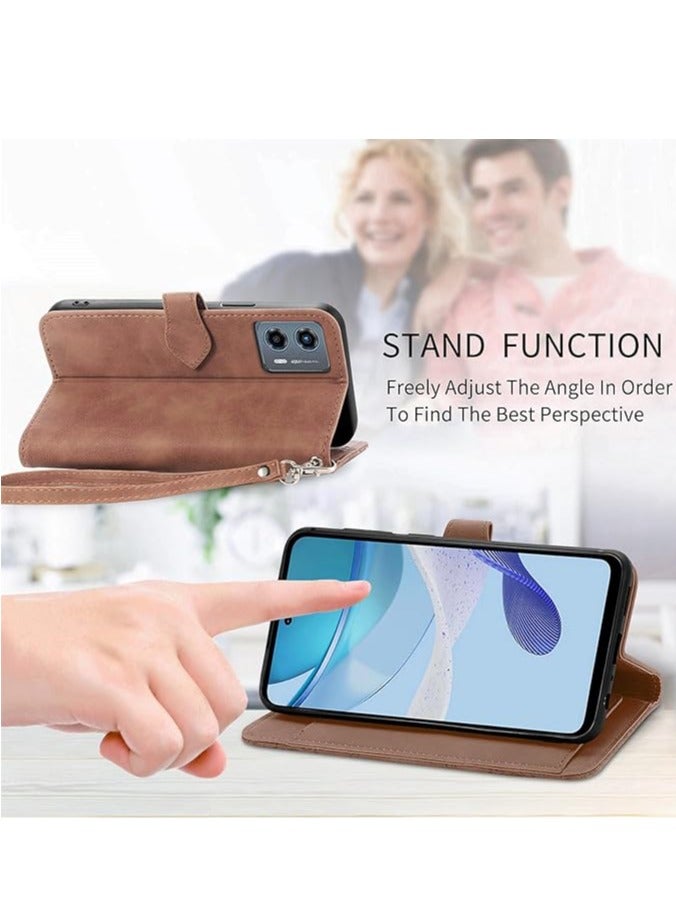 عام Motorola G 5G 2023 جراب جلد هاتف مطبوع بنقشة ملفتة، حافظة جهاز Motorola G 5G 2023 بتصميم أنيق لحماية بطاقة الـ PU - Image 3