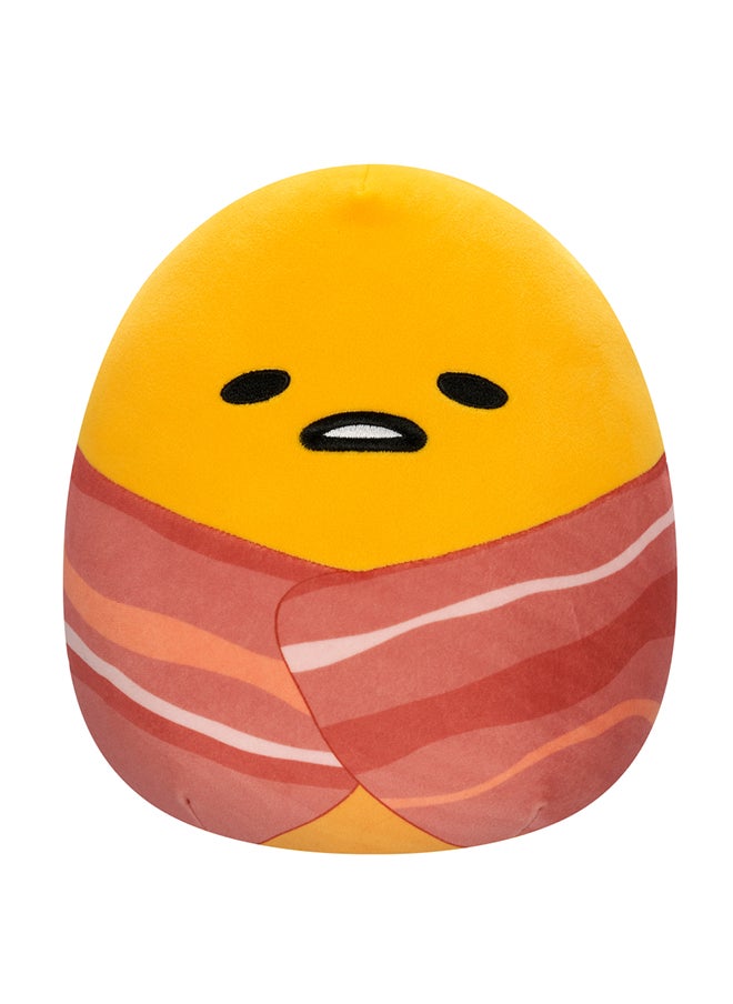 Squishmallows Little Plush 8 inch Sanrio Core Gudetama Wrapped in Bacon , Officially Licensed Kellytoy Plush Toy, Colorful Soft Toy, Gift for Kids, Girls & Boys Washable Squishy Stuff Toy Multicolor All Age  - Image 1